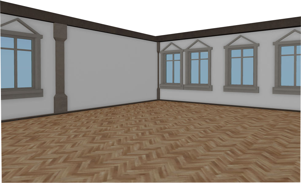 Emptyroom - Floor (983x597), Png Download