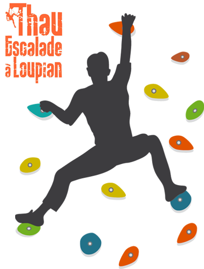 L'association « Thau Escalade À Loupian » A Été Créée - Kids Climbing Wall Vector (425x560), Png Download