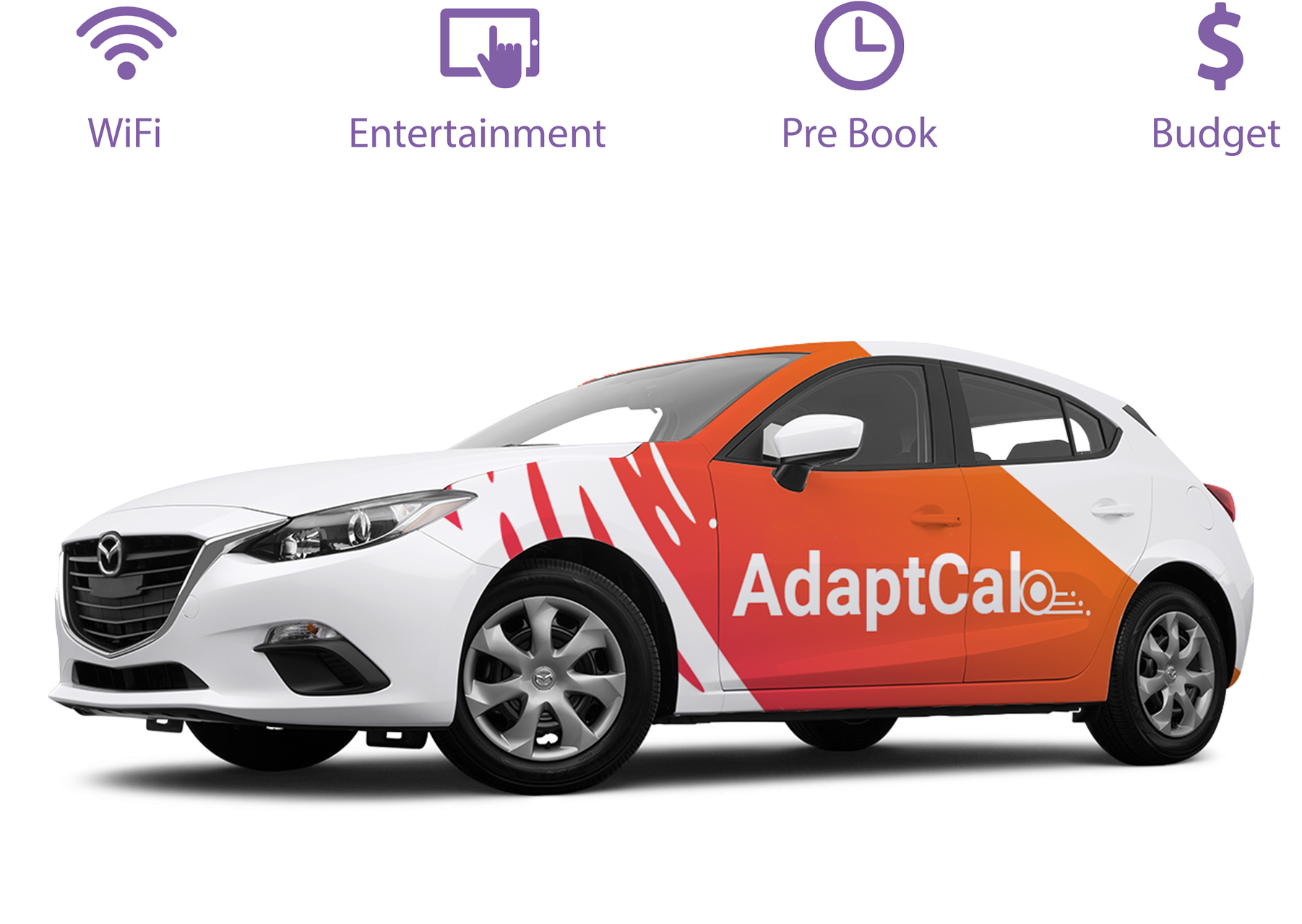 Perspective Phone - Car Mockup Free Psd (2000x1778), Png Download