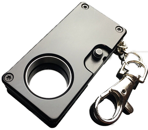 Tactical Keychain Outdoors Box-cutter - Flashlight (477x477), Png Download