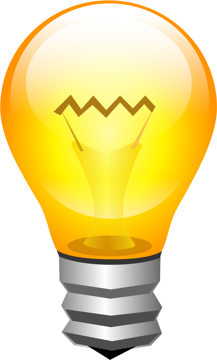 Open Bombilla Svg Full Size Png Download Seekpng