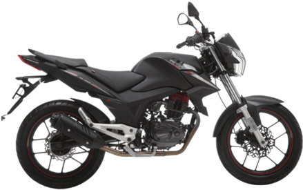 Honda Cb Twister Black (460x400), Png Download