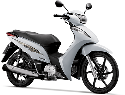 00biz125 2016 3 4 Branca - Honda Biz 2017 Branca (553x339), Png Download