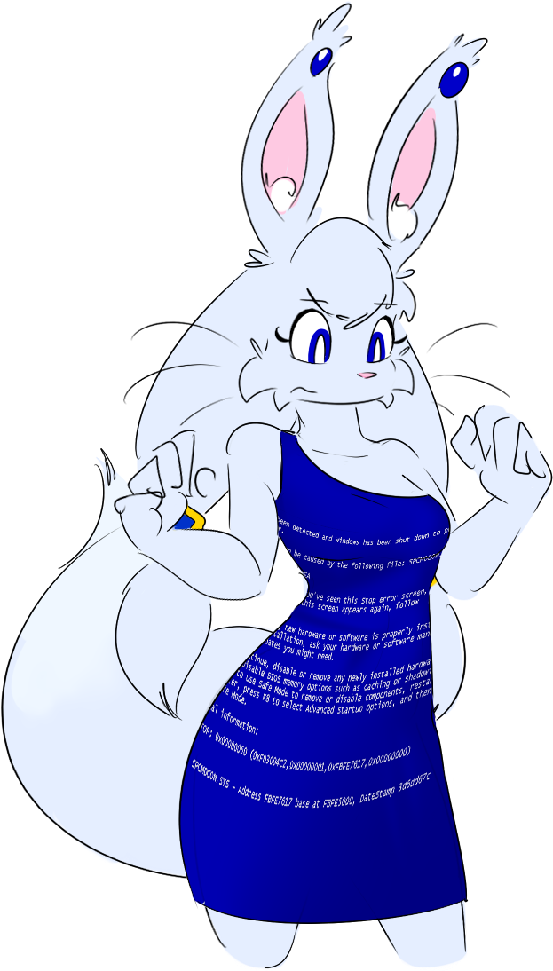 Blue Screen Of Dress - Anthro Manaphy Pregnant By Mutuki Png (650x1093), Png Download