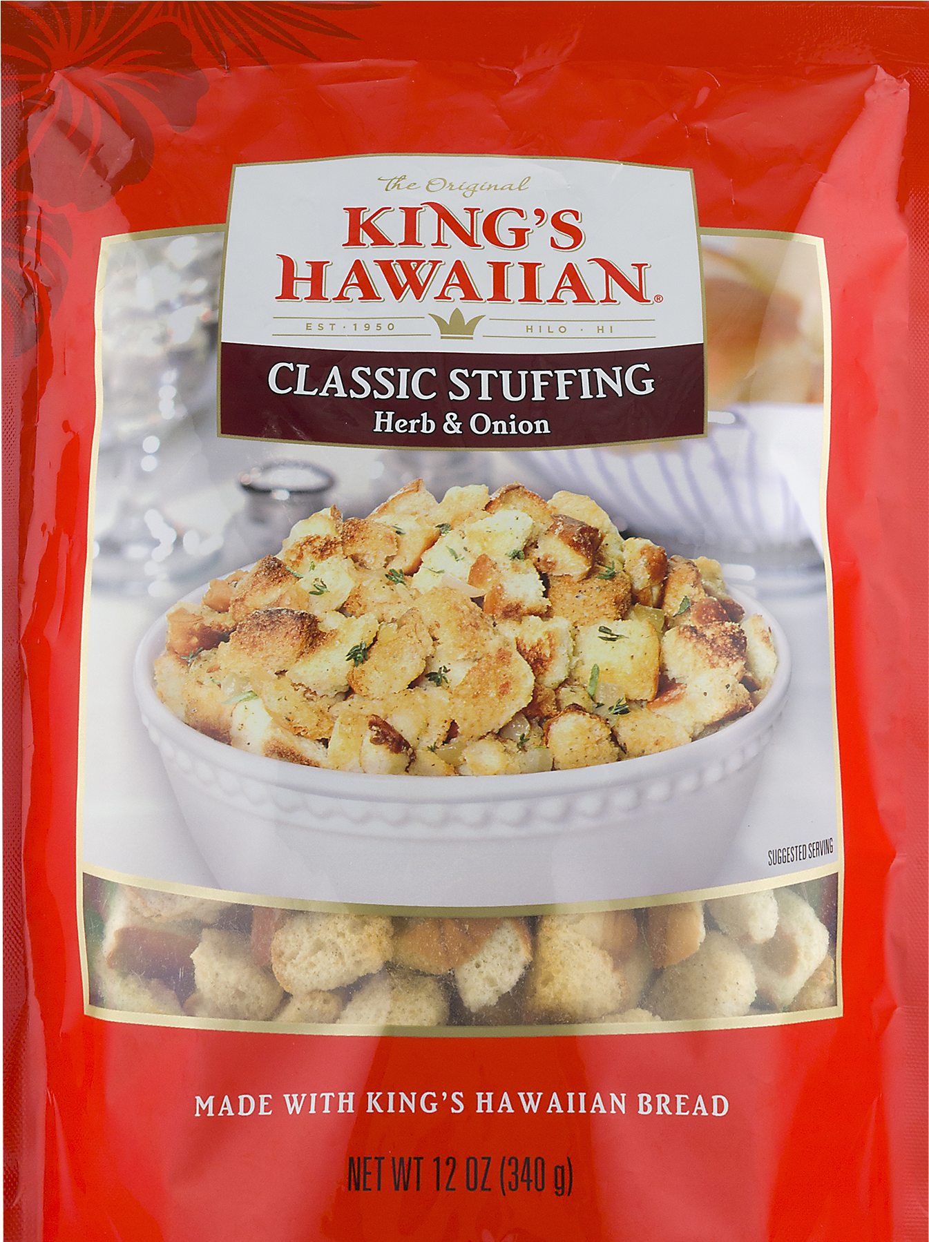 King's Hawaiian Classic Stuffing, 10 Oz (1800x1800), Png Download