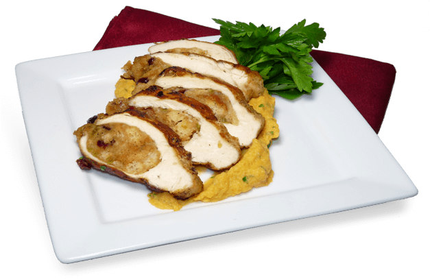 Garlic, Cranberry & Sage Stuffed Chicken Breasts - Stuffed Chicken Breast Png (775x410), Png Download