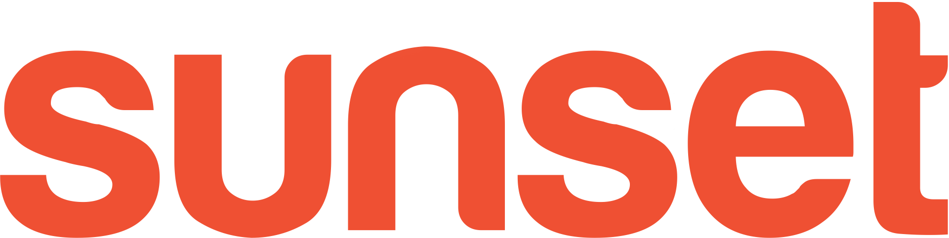 Logo Sunset - Logo Sunset Cortinas Png (1921x482), Png Download