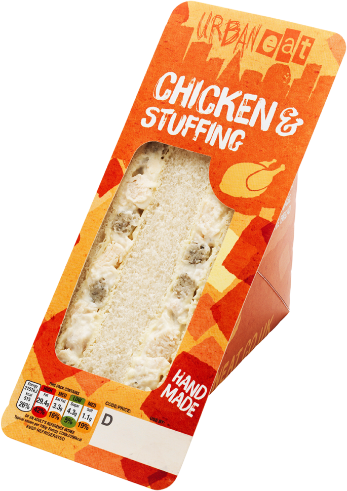 Chicken And Stuffing Sandwich (775x1024), Png Download