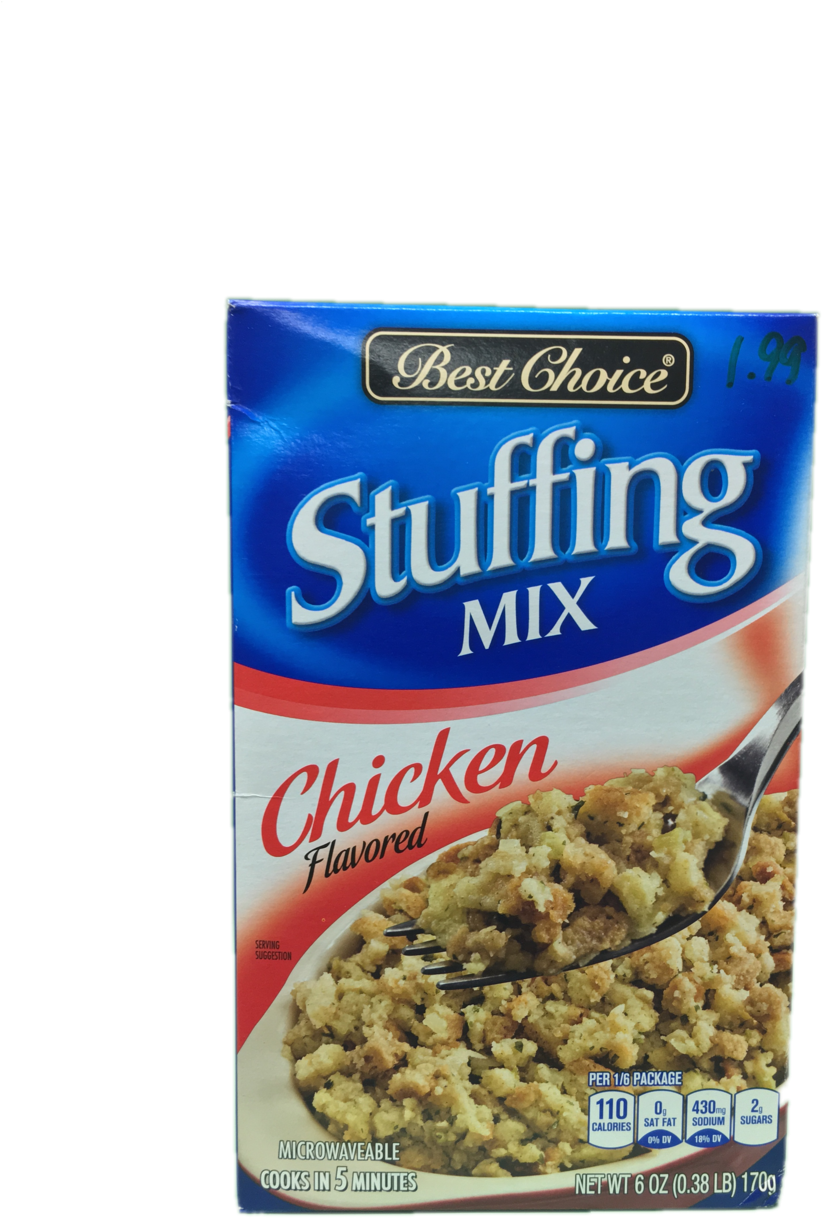 Best Choice Stuffing Mix Chicken Flavored 6 Oz (1000x1333), Png Download