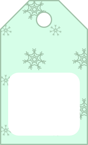 Etiquetas Para Regalos De Navidad - Label (292x479), Png Download