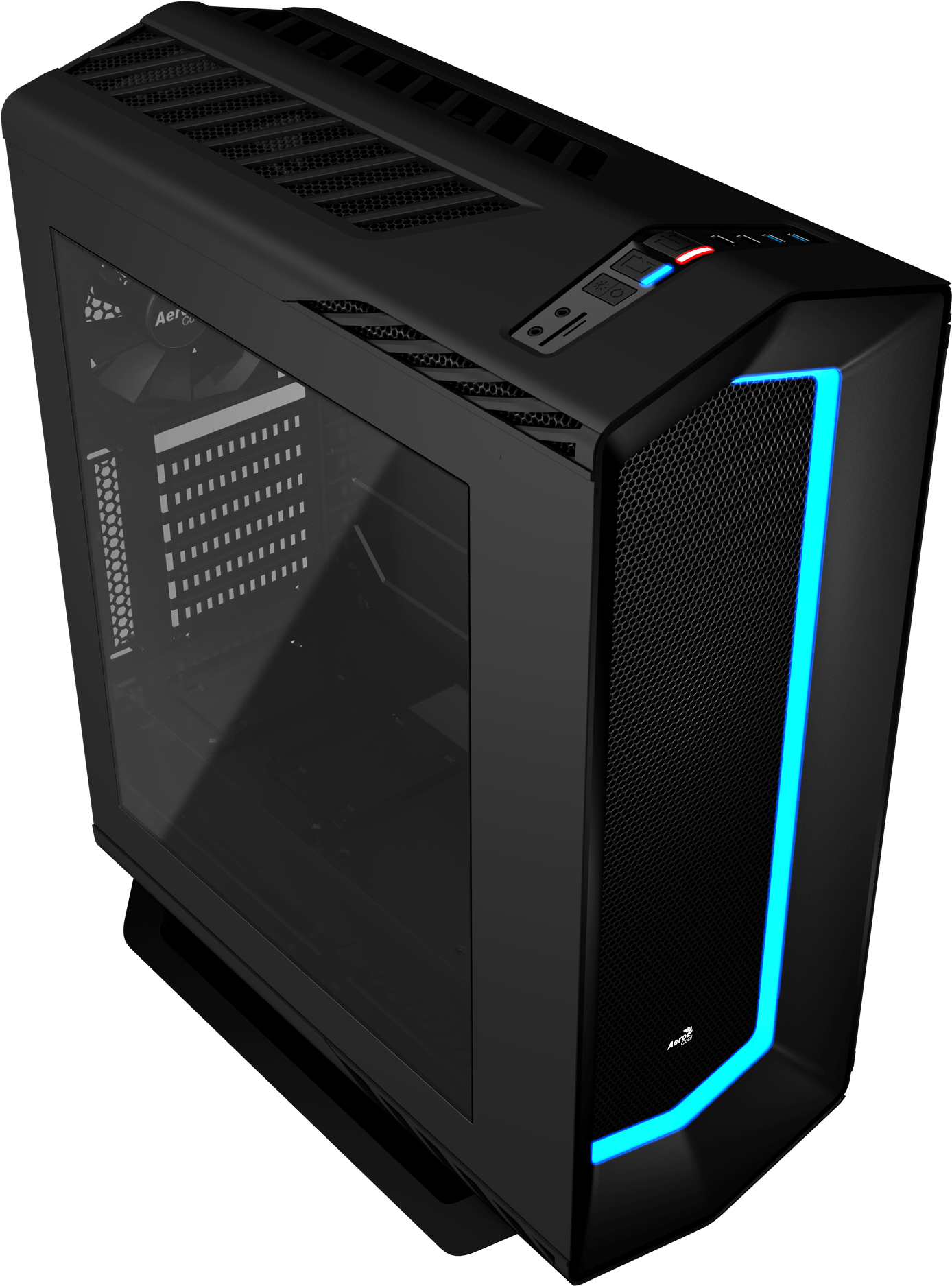 Monitores Curvos - Pc Case Aerocool P7 C1 (2000x2000), Png Download