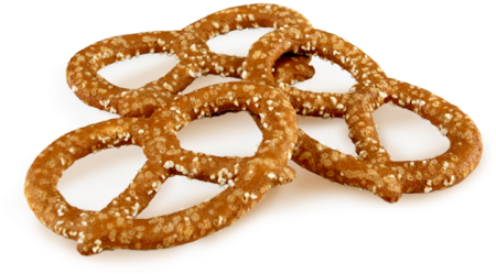 Pretzels Png (575x349), Png Download