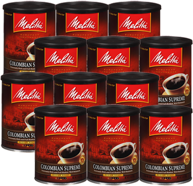 Melitta Ground Coffee, Colombian, 11 Oz (400x400), Png Download