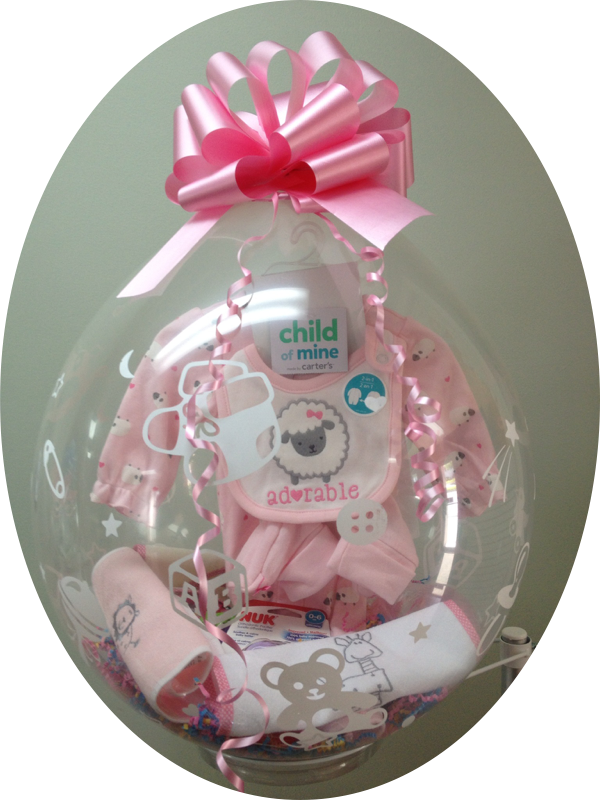 Baby Gift Stuffing Balloons (600x800), Png Download
