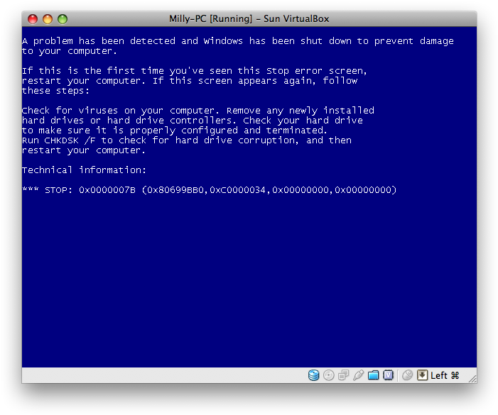 If I Enable Io Apic With Acpi It Will Load As Far As - Blue Screen Of Death (720x604), Png Download