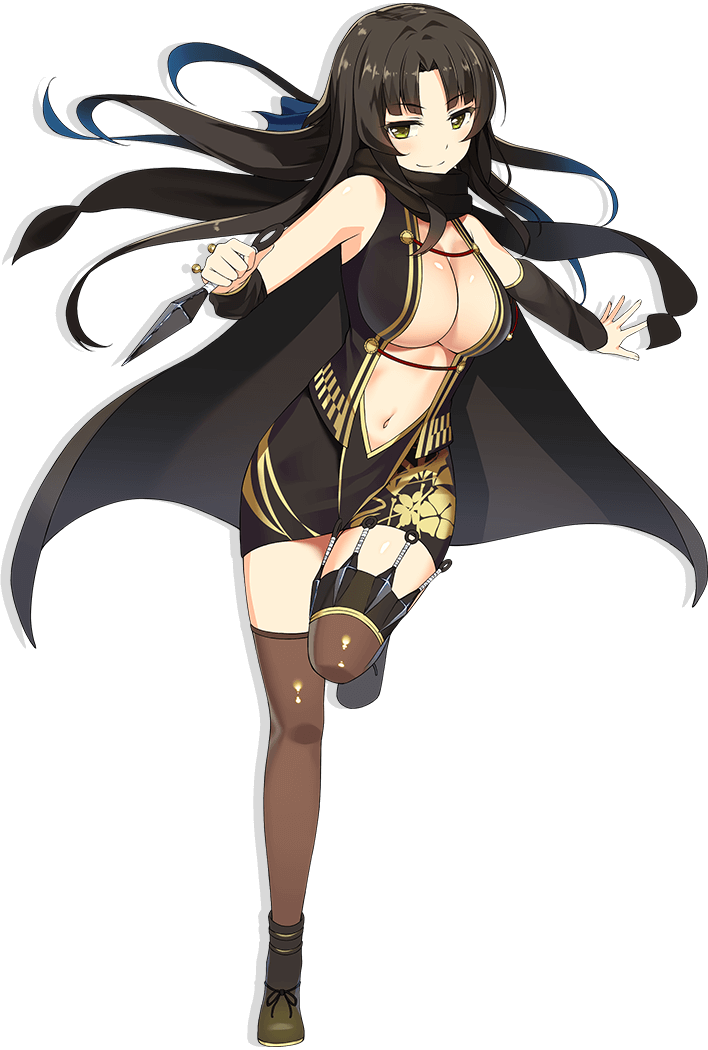 Chara Enju 2 - Ninja Girls Reborn Character (708x1050), Png Download