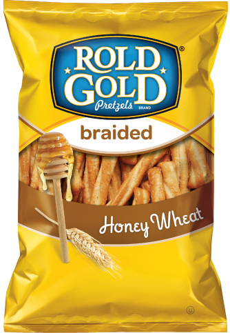 Rold Gold® Honey Wheat Braided Pretzel Twists - Rold Gold Pretzels (334x483), Png Download