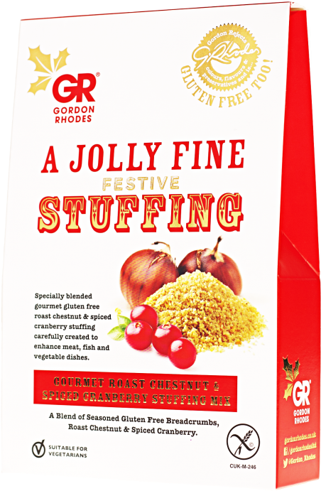 Roast Chestnut & Spriced Cranberry Festive Stuffing - Gordon Rhodes Sticky Brisket Beef Gourmet Sauce Mix (950x690), Png Download