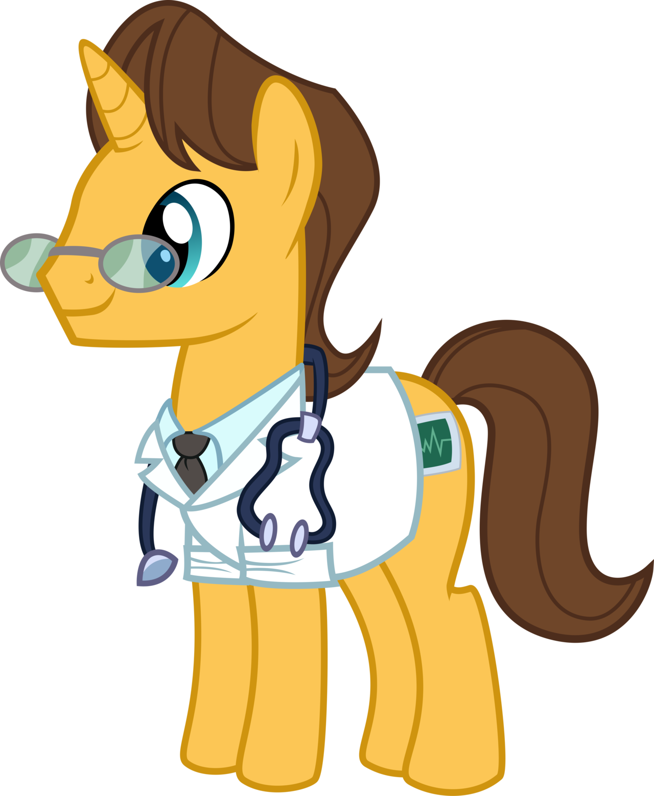 Doctor Horse - My Little Pony Doctor Stable (1280x1558), Png Download