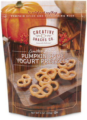 Pumpkin Spice Yogurt Pretzels - Creative Snacks Pumpkin Spice Yogurt Pretzels (405x390), Png Download