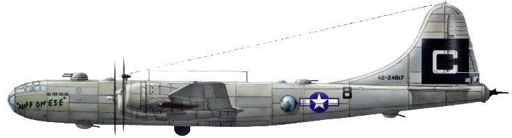 Boeing B-29a Superfortress - B 29 Superfortress Png (737x209), Png Download