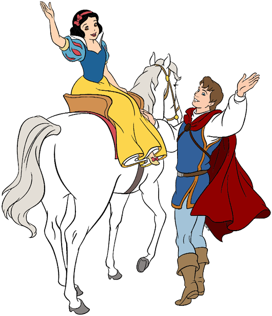 Prince Snow White, Prince, Horse - Snow White Prince Horse (530x615), Png Download