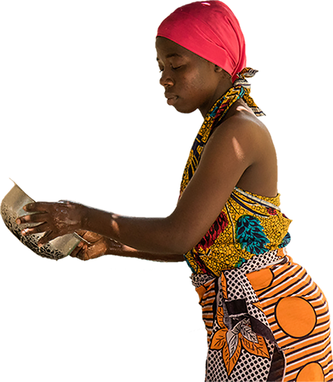Woman Africa - Girl (478x548), Png Download