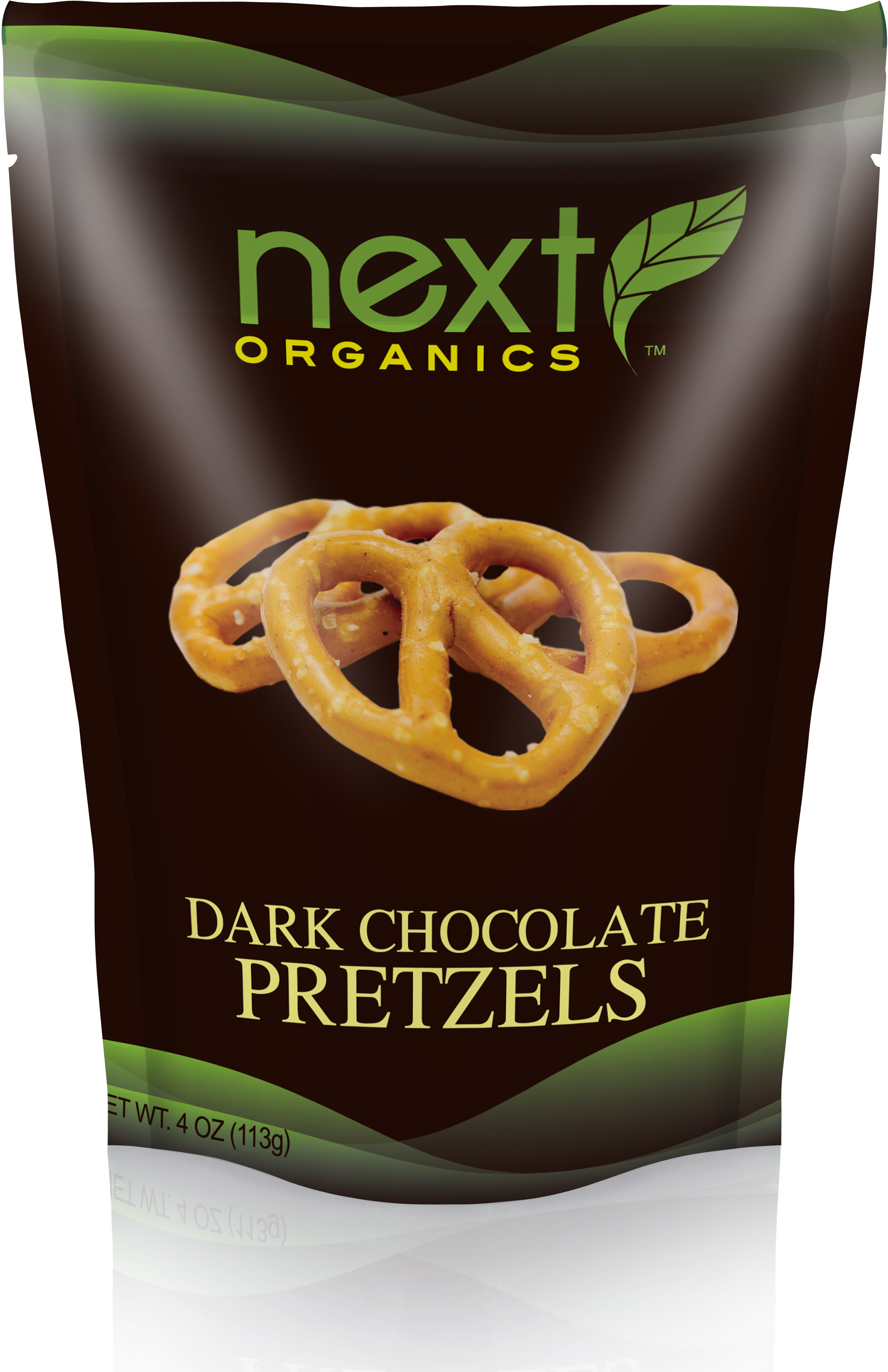 Next Organics Dark Chocolate Covered Pretzels - Next Organic Dark Chocolate (2456x3696), Png Download