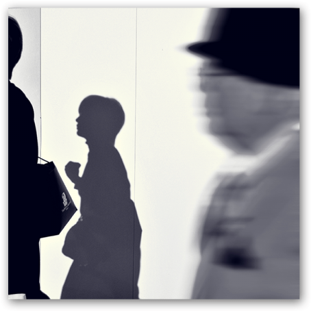 Shadow Figure - Silhouette (600x600), Png Download