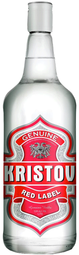 Picture Of Kristov Red Label Vodka 1 Litre - Kristov Red Label Vodka (550x550), Png Download