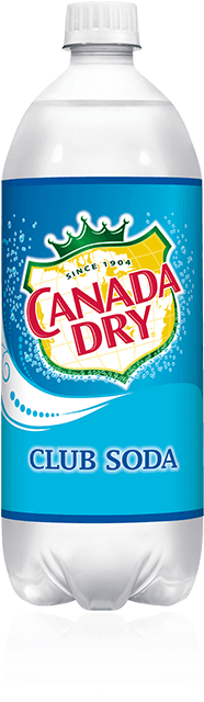 Canada Dry Club Soda - Canada Dry Club Soda 1l (262x767), Png Download