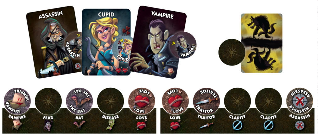 Vamp Sample Cards Marks Marks Board Large - One Night Vampire Marks (1024x427), Png Download