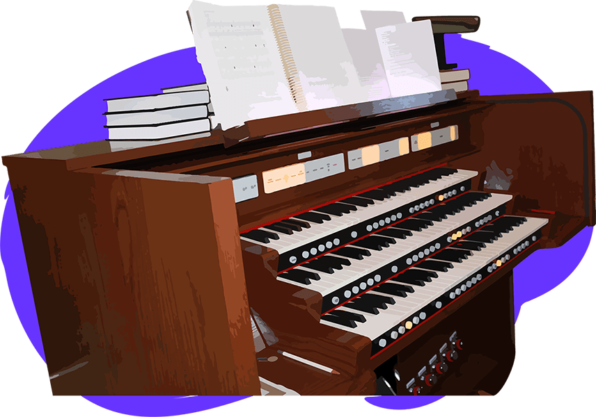 Organ (856x600), Png Download