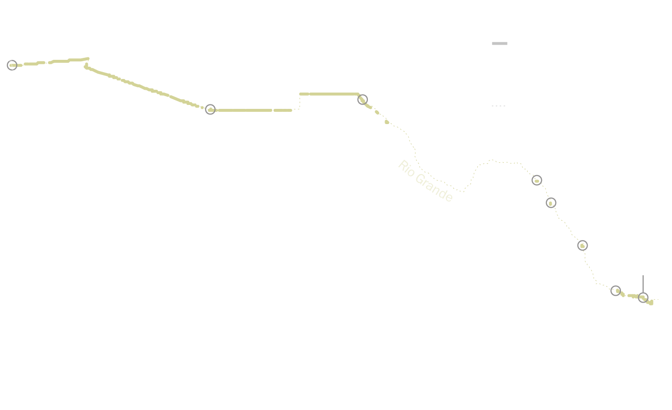 Segments Of Border - Chain (1400x840), Png Download