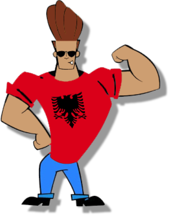 Vampire Clipart Stereotypical - Albanian Eagle (official) Necklace Circle Charm (576x731), Png Download