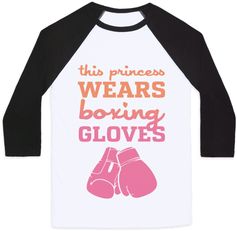 This Princess Wears Boxing Gloves Baseball Tee - Watch Me Click Now Watch Me Grade Grade (484x484), Png Download