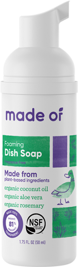 Foaming Organic Baby Bottle & Dish Soap Sample (448x560), Png Download