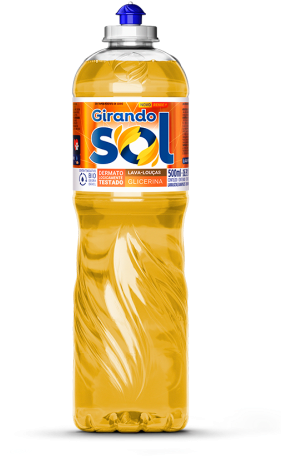 Liquid Dish Soap - Detergente Girando Sol (300x500), Png Download