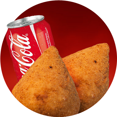 Coxinhas Delivery 1 - Coca-cola Cans 375ml Box 24 (400x400), Png Download