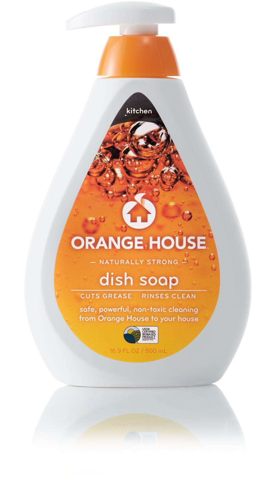 Orange House Dish Soap - Orange House Dish Soap, 16.9 Fl. Oz. (2048x2048), Png Download