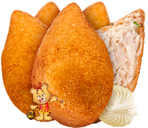Coxinha De Frango Com Catupiry - Coxinha Catupiry Png (650x450), Png Download