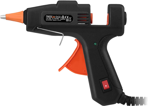 Tacklife Ggo20ac 20w Mini Hot Melt Glue Gun - Tacklife Ggo20ac 20w Classic Hot Glue Gun Rigger For (600x600), Png Download