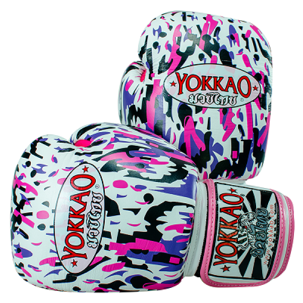 Yokkao Grey Army Boxing Gloves - Grey Camo - Size 18 (600x750), Png Download
