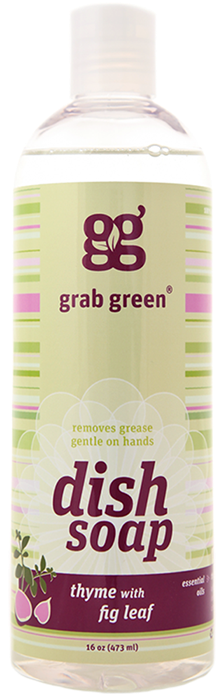 Grab Green Dish Soap - Thyme With Fig Leaf (700x700), Png Download