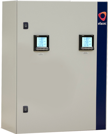 Efasolar Hybrid Controller - Control Panel (418x468), Png Download