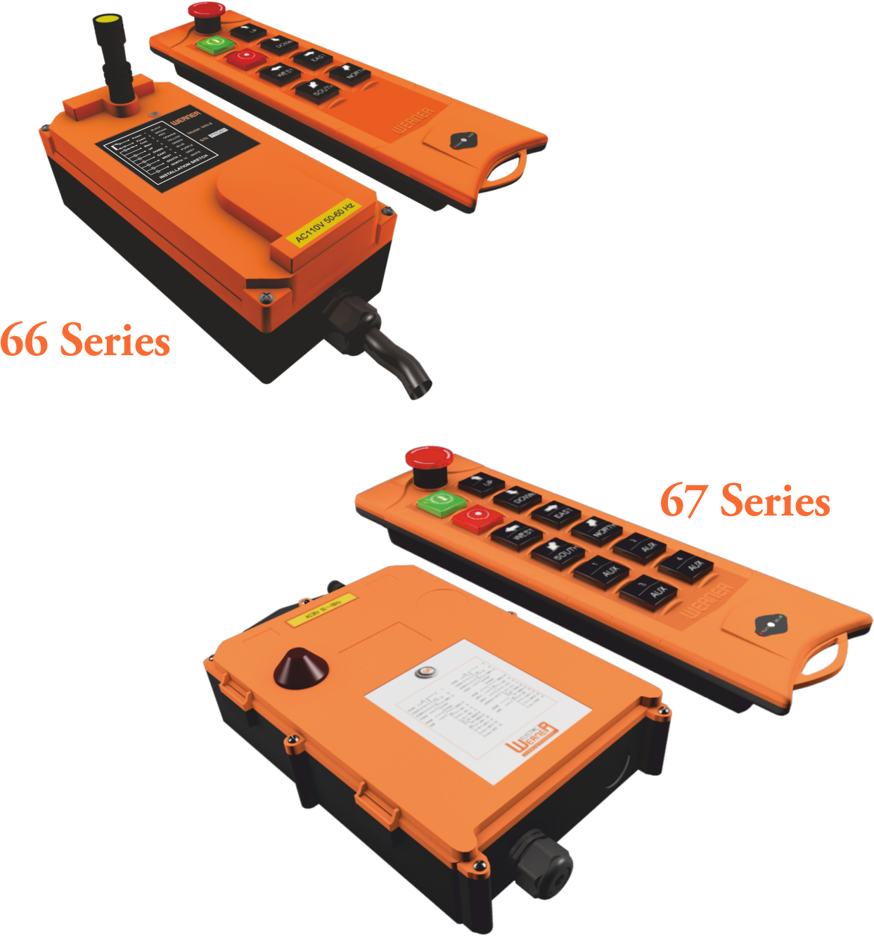 66 & 67 Series Single & Dual Speed Wireless Remote - Electronics (1312x1417), Png Download