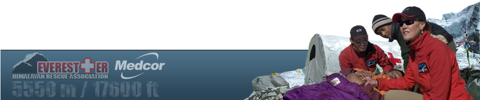 Everest Er Medical Director Dr - Everest Base Camp (941x203), Png Download