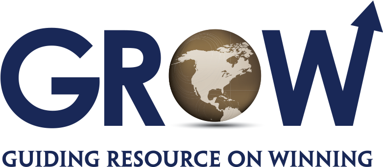 Grow Logo Landing Page - Globe (795x393), Png Download