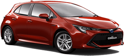 All-new Corolla Hybrid - Kia Rio 1 2017 (500x250), Png Download