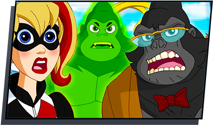 Dc Superhero Girls Gorilla Warfare (429x280), Png Download
